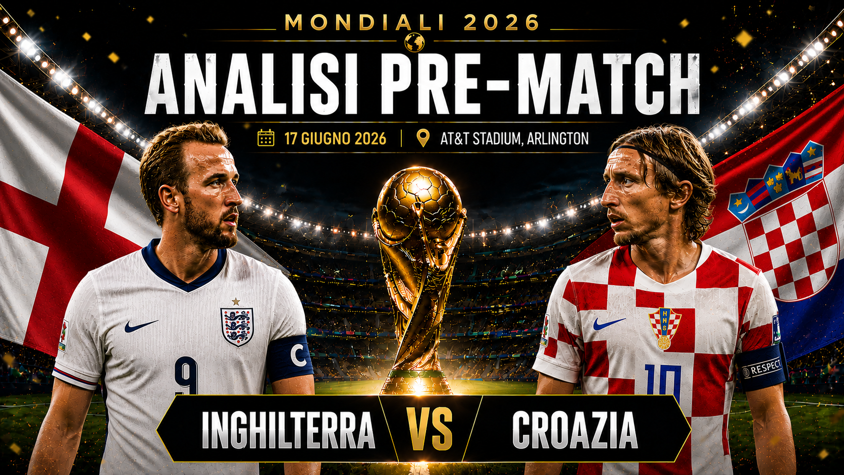 Inghilterra-Croazia Mondiali 2026, analisi tattica e giocatori chiave del Gruppo L