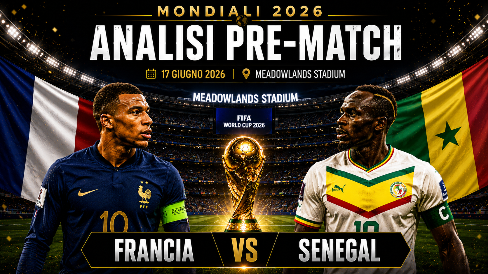 Francia-Senegal Mondiali 2026, analisi tattica e giocatori chiave del Gruppo I