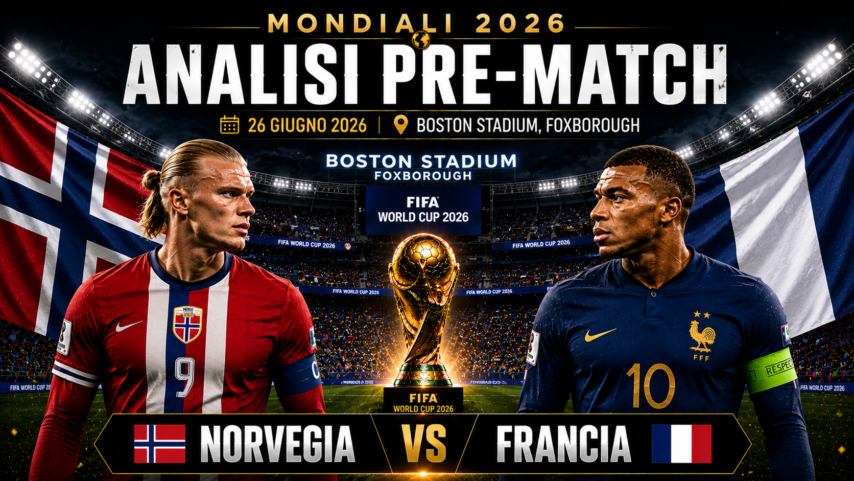 Norvegia-Francia: analisi, rose, giocatori chiave e lettura tattica del match Mondiali 2026